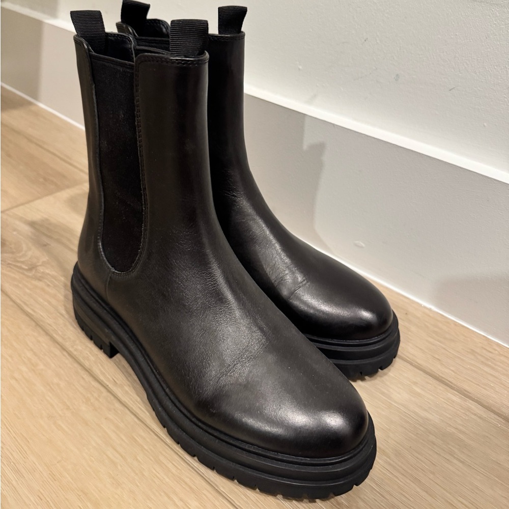 Tony Bianco Wolfe Boot – Black Como NWT - image 3